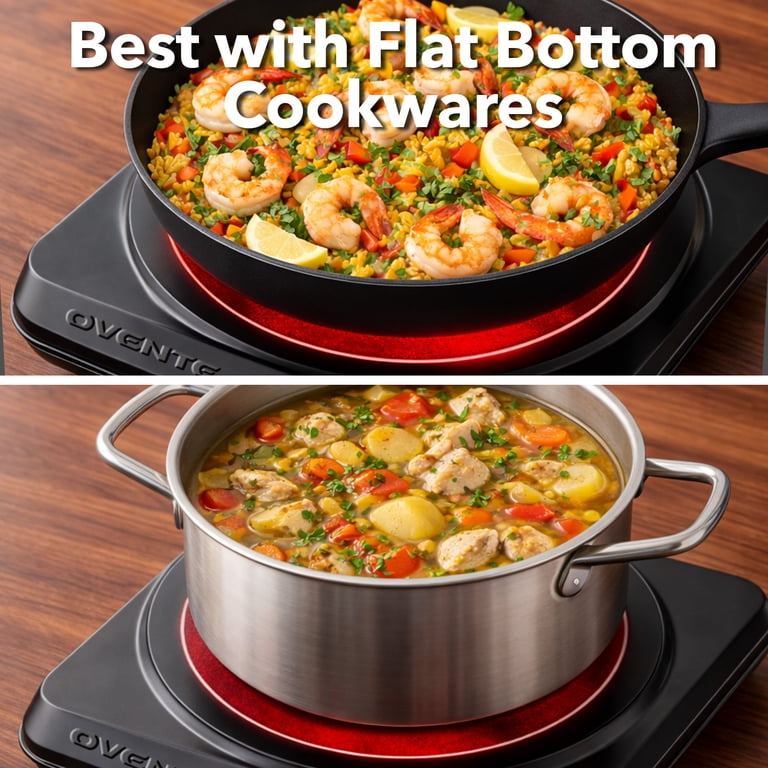 Ovente Infrared Single Burner Cooktop, 1000W photo 4