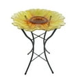 thumbnail image 2 of Briarwood Lane Sunflower Glass Birdbath, 2 of 5