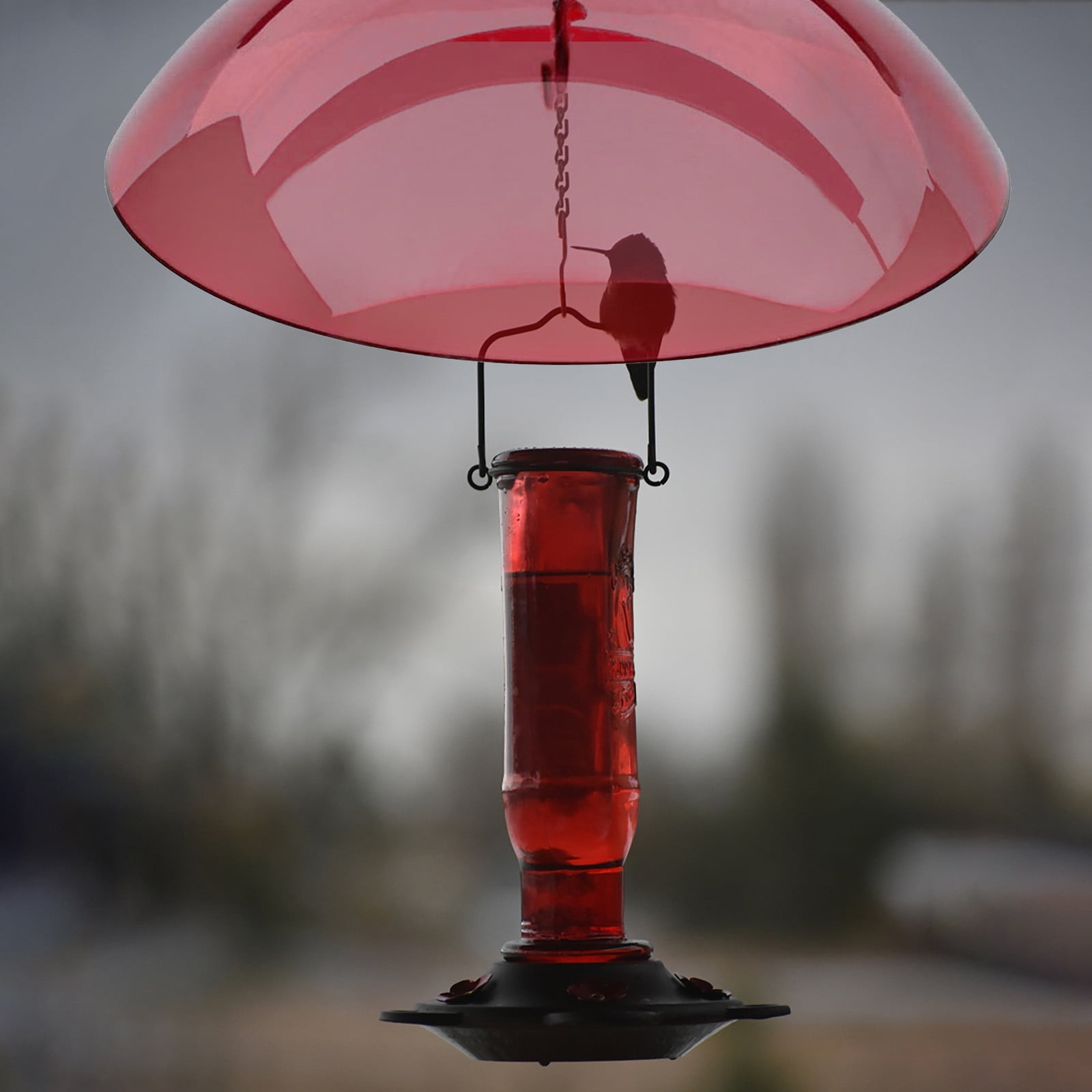 HIMIWAY Hummingbird Feeders For Outdoors Hanging AntiSquirrel Bird