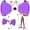 Purple, variant on Slim Waist Twister, Silent Ab Toner Machine, Core Workout Board for Women, Home Gym Equipment for Hourglass Figure & Love Handle Reduction, Blue