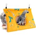 thumbnail image 1 of Casa Nido De Pájaro Cálida De Invierno - Hamaca Colgante Cobertizo De Terciopelo Jaula De Cabaña Felpa Esponjosa Aves Escondite Cama para Dormir Difusa para Loros Periquitos Cacatúas Budgi, 1 of 5