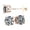 Hypoallergenic & Sterling Silver - Rose Gold Plated, variant on 14K Solid Gold Post & Sterling Silver Made with Swarovski 4 Prong CZ Stud Earrings - Platinum Plated - 5.50mm - 1.50cttw