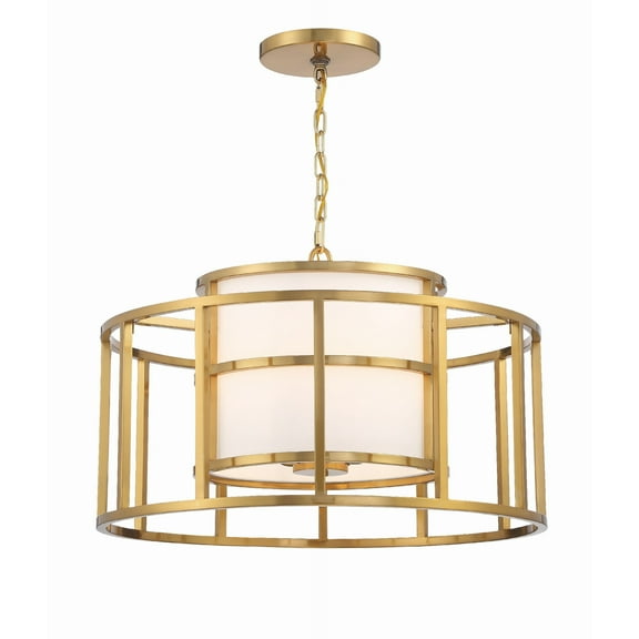 9595-LG Crystorama Lighting Hulton - 5 Light Chandelier-16 Inches Tall and 25 Inches Wide     -Traditional Installation