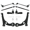 thumbnail image 2 of maXpeedingrods 8Pc Suspension Kit for Chrysler 200 2015-2017 Dodge Dart 2013-2016, Front Lower Control Arm with Ball Joint Sway Bar Link Outer Inner Tie Rod, 2 of 7
