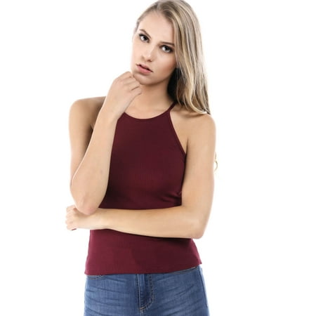 - Salt Tree Women's Ribbed Sleeveless Basic Tank Top, US Seller