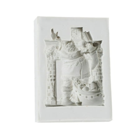 

Buodes Large Ice Cube Molds Christmas Baking Silicone Mould DIY Chocolate Cupcake Cake Muffin Baking Mold