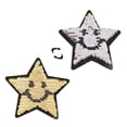 thumbnail image 2 of Parches de lentejuelas reversibles de estrella Gloria Parche reversible de cambio de color, 2 of 8