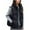 Black, variant on YOIAVAIOY Womens Quilted Puffer Vests Drawstring Collar Zip Up Sleeveless Down Jackets Fall Winter Casual Outerwear Vest with Pockets White M