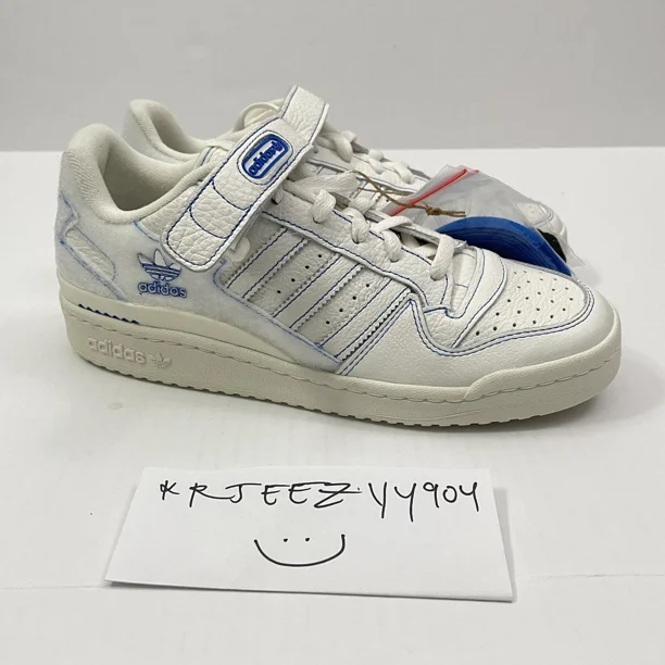 Mens Size 8.5 | Womens 10 Adi - das Forum Low Patches Blue Bird Shoes GX1018