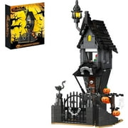 568pcs Nightmare Before Christmas Jack's and Sally Haunted House Building Set,Compatible for Lego,Creative Festival Toy Kit for Movie Fans Friends