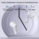 thumbnail image 4 of Auricular estéreo Sound TWS con estuche de carga TRABAJO TRABAJO BLUETOOTH Compatible con Tipo de Oreja Tipo Auriculares Manos libres Llamada A Los Auriculares Blanco Methold  EL018278-02B, 4 of 7