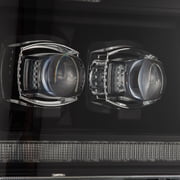 AlphaRex 08-10 Ford Super Duty/Excursion NOVA-Series LED Projector Headlights Black