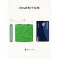 thumbnail image 3 of Espejo compacto OMIRO Glitter Green PU con aumento de 1X/3X, 3 of 9