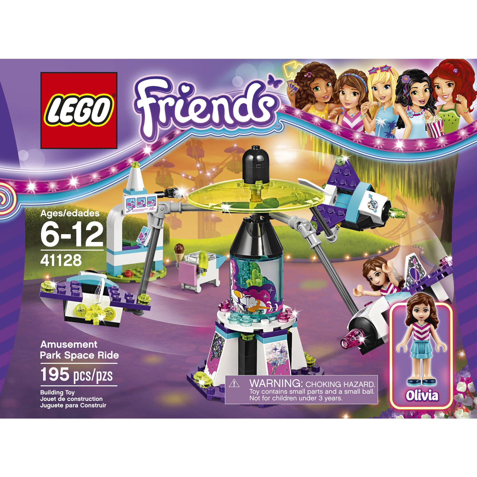 Factory for sale online LEGO Friends 41128 Amusement Park Space Ride 