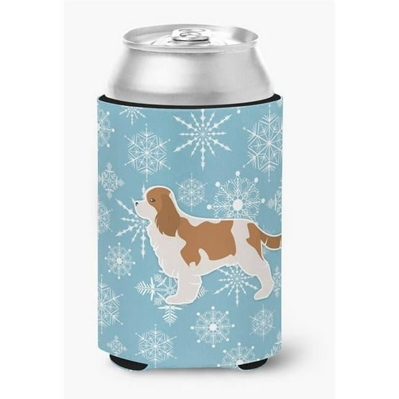 Winter Snowflake Cavalier King Charles Spaniel Can or Bottle Hugger