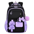 thumbnail image 2 of AoDai Belted girl's schoolbag set - Large capacity student backpack with pen holder and handbag for storage, 2 of 8