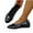 #162-Black, variant on Roncen Women's Casual Slip-On Round Toe Ballet Flats - Breathable Low-Heel Loafers with Solid Color Shallow Vamp for Comfortable Daily Wear