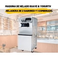 thumbnail image 4 of Maquina Helado Suave Nieve Comercial Yogurt Movil 3 Sabores, 4 of 7