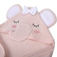 thumbnail image 4 of Juego de toallas con capucha Baby Essentials Pink Elephant 76 x 76 cm, 4 of 7