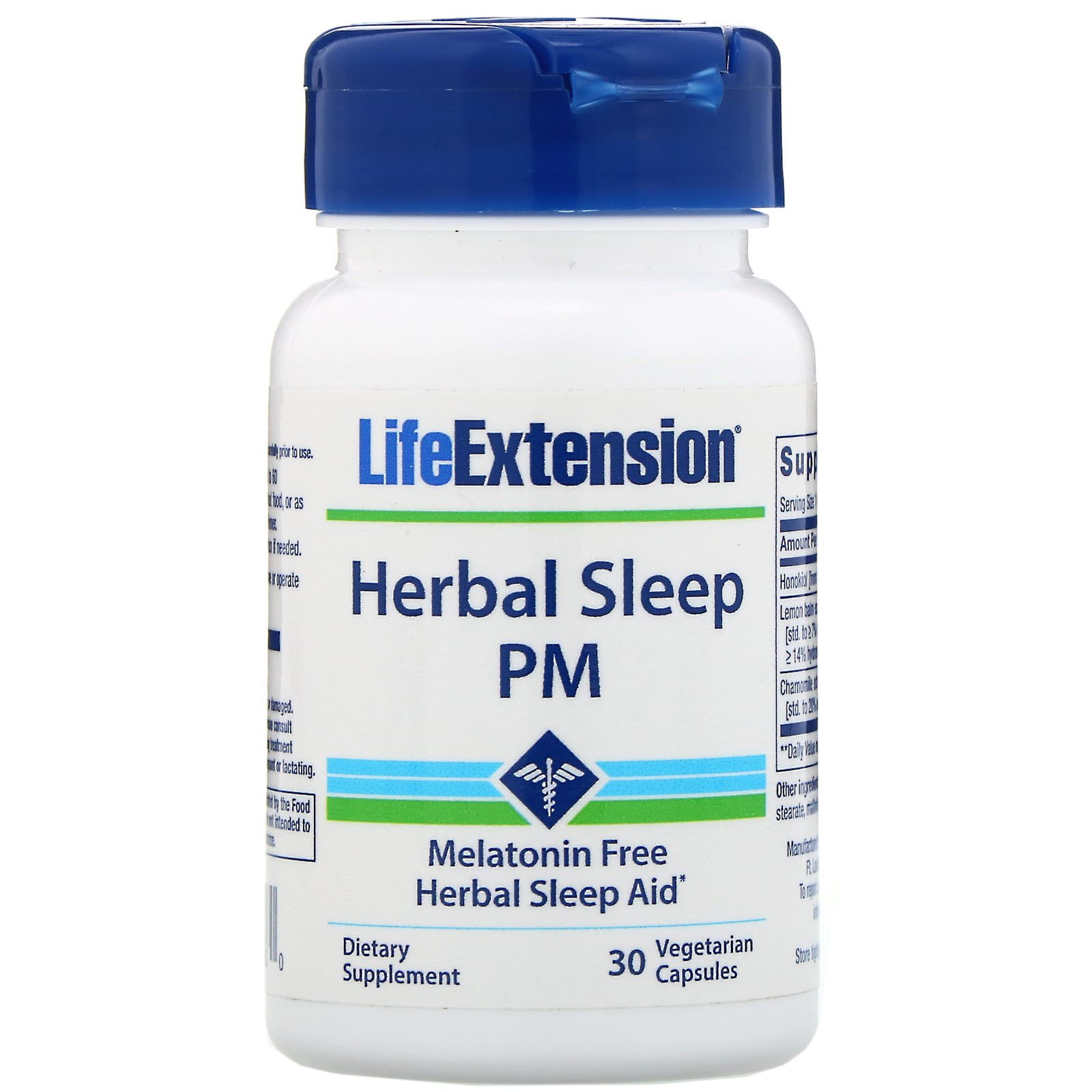 Life Extension Herbal Sleep PM, 30 Vegetarian Capsules