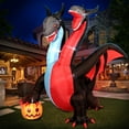 thumbnail image 6 of DeeKom 8' Halloween Inflatable Two-heads Dragon Decorations, Blow up Outdoor Decor Build-in LED Lights, 6 of 8