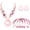 Pink, variant on Orange Jewelry Sets for Women 4 Pcs Chunky Beaded Mrs Roper Costume Jewelry for Women Boho Multi Strand Colorful Shell Necklace for Women(ST0026-Orange)
