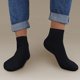 thumbnail image 5 of Pack de 10 calcetines deportivos ZHAOCHENG negros de algodón para hombre, 5 of 5
