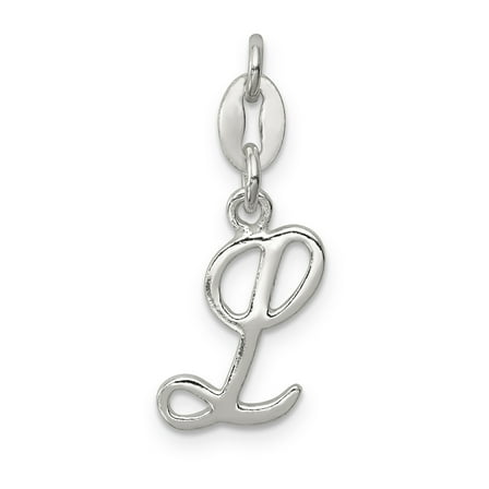 Sterling Silver Initial L Pendant