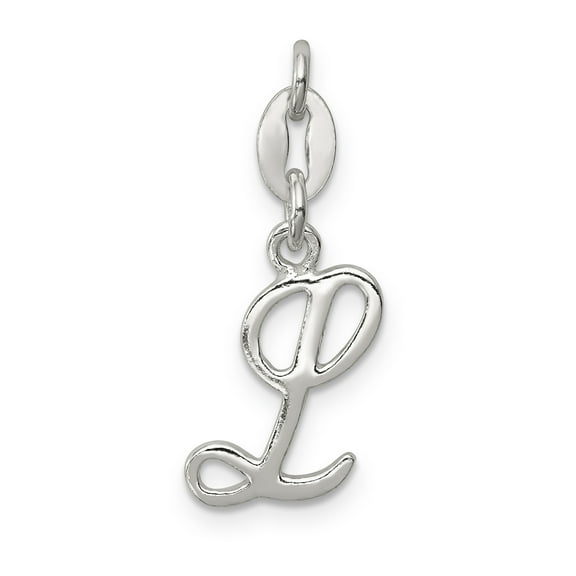 Sterling Silver Initial L Pendant