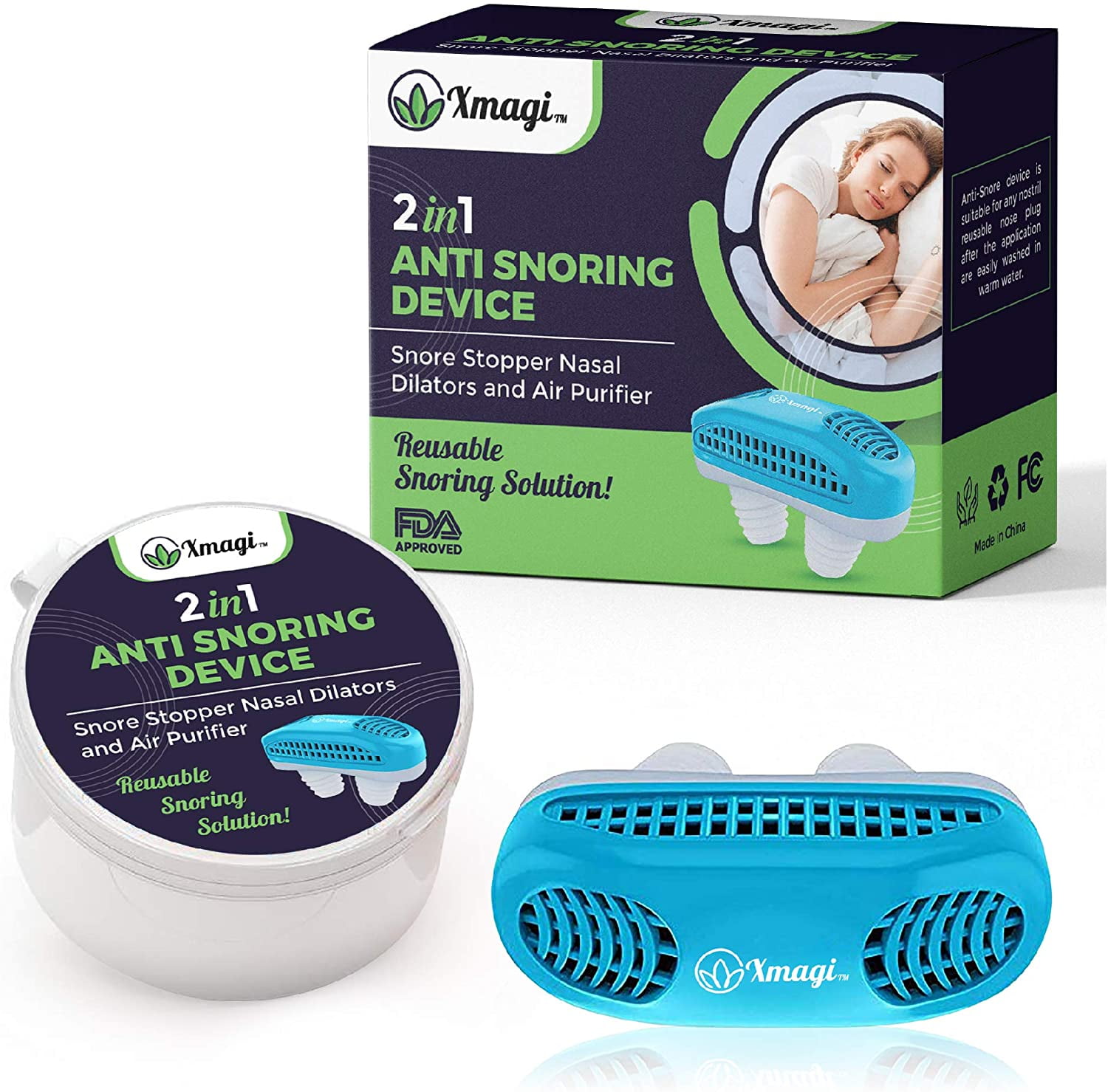 Silicone Anti Snore Stop Snoring Nose Clip Sleeping Aid Apnea Guard Product Title SiliconeAnti Snoring Aid - Reusable Snoring Reliever - 2 in 1 Snore Stopper Nasal Dilator