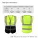 thumbnail image 4 of Chaleco reflectante de seguridad de alta visibilidad Chaleco reflectante Bolsillos múltipl Abanopi Chaleco reflector, 4 of 7