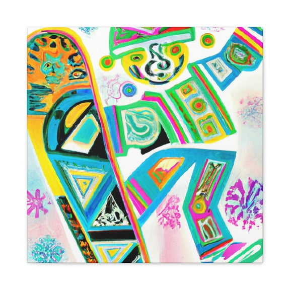 Snow Boarding Joyride - Canvas