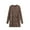 Coffee, variant on Lovskoo 2024 Sweater Dress for Women Crewneck Oversized Pullover Fall Cable Knit Long Sleeve Chunky Short Sweaters Dresses Beige