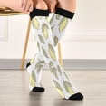 thumbnail image 5 of FREEAMG Lemon Compression Socks for Women Men, Circulation Knee High Stockings for Running Cycling Medical, 1Pair, 5 of 7