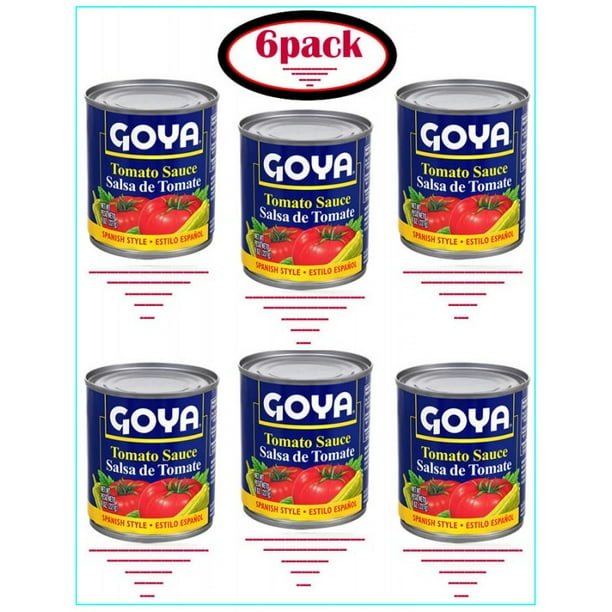 (Pack of 6) Goya Tomato Sauce, 8 oz