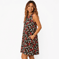 thumbnail image 2 of Women's Sleeveless Floral A-Line Casual Dress with Pockets, 2 of 5