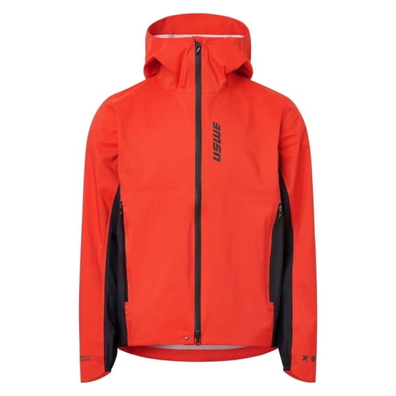 USWE Waterproof  MTB Jacket Flame Red - Medium