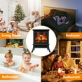 thumbnail image 6 of 1500W/750W Electric Fireplace Heater, Infrared Electric Fireplace with Realistic 3D Flame Effect, Electric Heater with Overheat Protection for Home Bedroom Office, 6 of 9