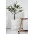 thumbnail image 4 of Contenedor de Papel Kraft Decorativo Blanco para Almacenamiento, Caja de Regalo de Juguete para Plantar, Material de Papel Kraft de Metal Ecológico 20x20x35cm Macarena Envase de la bolsa de la planta, 4 of 8