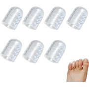 Silicone Anti-Friction Toe Protector, for Corns, Silicone Toe Protectors, Silicone Toe Protectors, Silicone Breathable Toe Covers (Size : 10pcs)