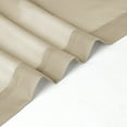 thumbnail image 5 of OVZME Taupe Window Sheer Curtains 84 inch Lengh 2 Panels for Living Room, Privacy Semi Sheer Window Drapes for Bedroom Photography Backdrop Bathroom Home Office, 42W x 84L inches, 7 FT Long, 5 of 7