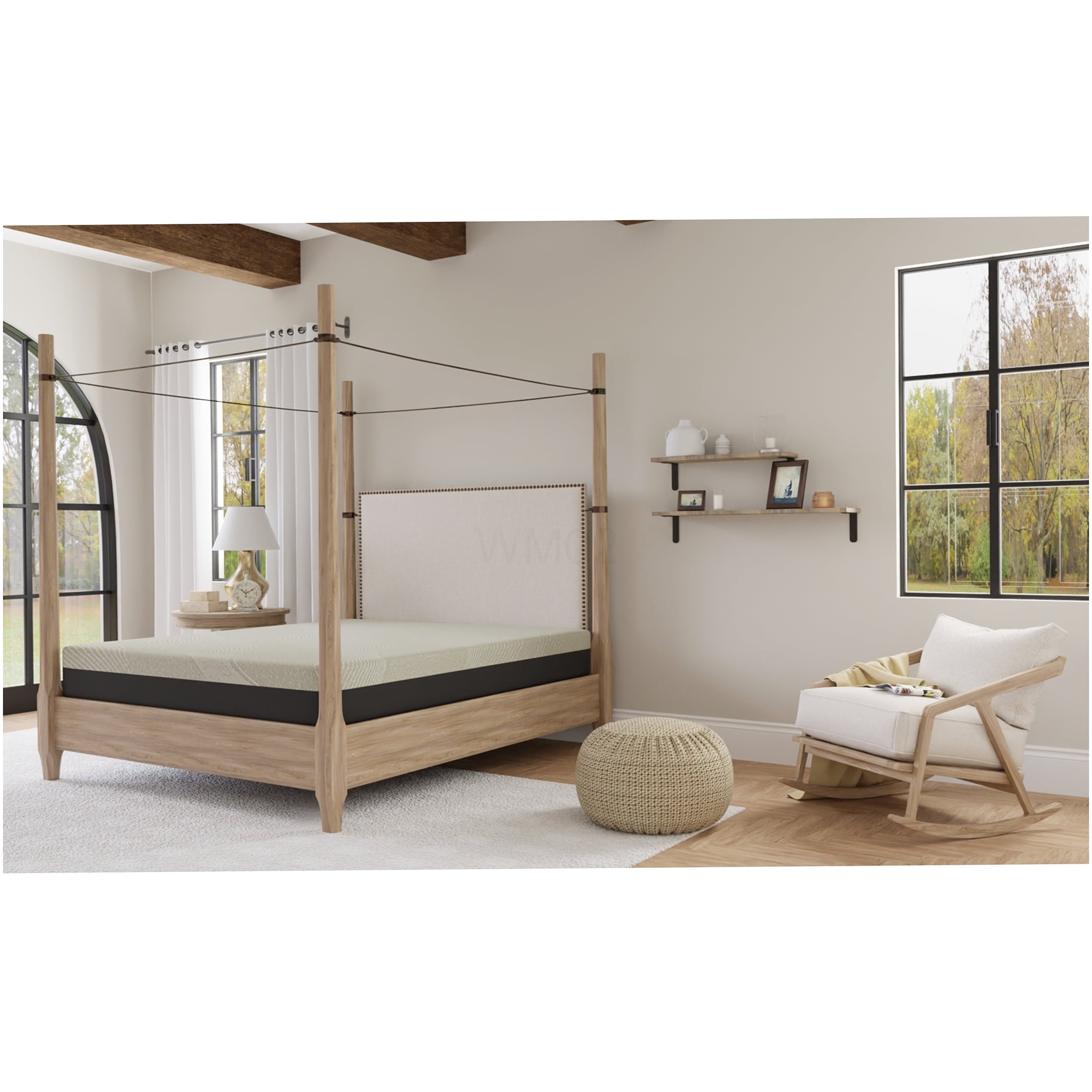 Full Size Firm Gel Memory Foam Mattress, 8 Inch Tight Top Bed Mattress for Cool Sleep & Pressure Relief