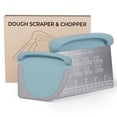 thumbnail image 1 of Raspador de mesa y cortador de masa 2 en 1 BIGFIT de acero inoxidable, 1 of 6