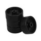 thumbnail image 5 of TABLZONE 4Ud Pesadas De Plástico Negro Para Calentadores De Patio Fácil Movimiento Y Montaje, 5 of 7