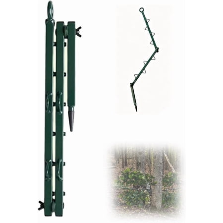 Hunting Camouflage Branch Stand Portable Concealment Screen Cover with Multi-Hook Adjustable Bracket Outdoor Blind Accessory for Deer Turkey Hunting Rapid Setup Rustproof Tree Stands