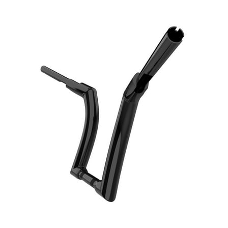 14" Black Ape Hanger Handlebar 1.25" Riser For Harley Road King Road Glide 14-23