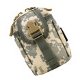 thumbnail image 2 of Advancent Accesorio pequeña bolsa impermeable al aire libre bolso de múltiples bolsillos teléfono pluma almacenamiento cintura bolsas paquete Escalada camuflaje gris, 2 of 6