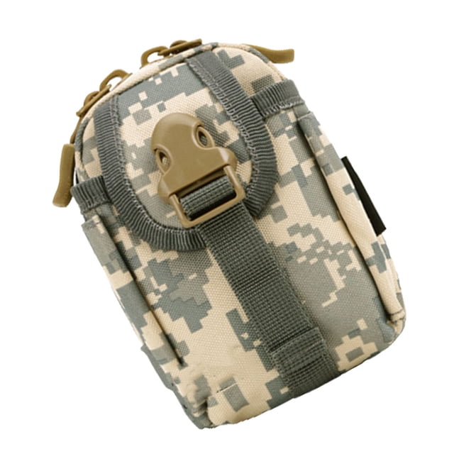 Bolsa de accesorios Eigraketly Bolsa impermeable al aire libre Nylon Camuflaje gris OD024217-05