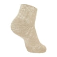 thumbnail image 5 of GoldToe Edition Women's Marled Slub Short Crew Socks Assorted, 3 Pairs, Size 6-9, 5 of 7