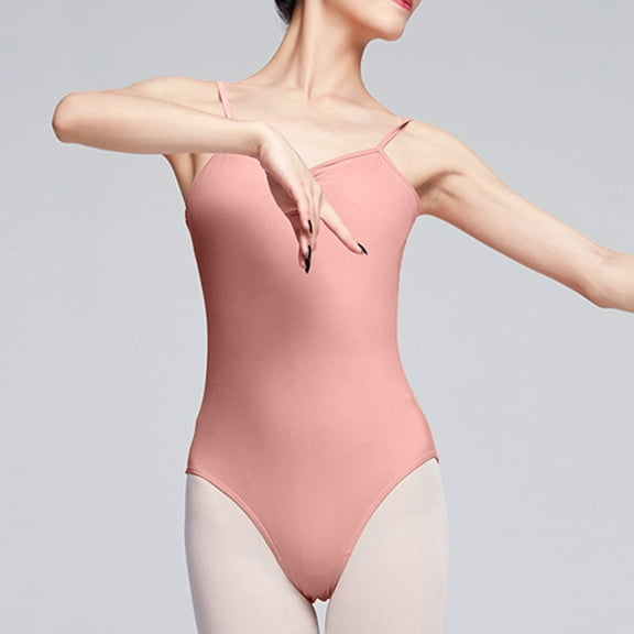 Taylonsss Clearance Women's Dance Practice Suit Suspender Backless Jumpsuit Gymnastics Suit Body Suit